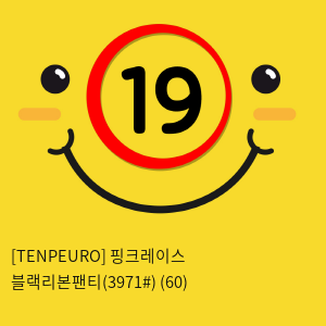 [TENPEURO] 핑크레이스 블랙리본팬티(3971) (60)